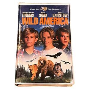 Wild America (VHS, 1997) TESTED Tape And Case